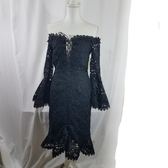 Boston Proper Dresses & Skirts - Boston Proper Black Lace Dress 6 NWT